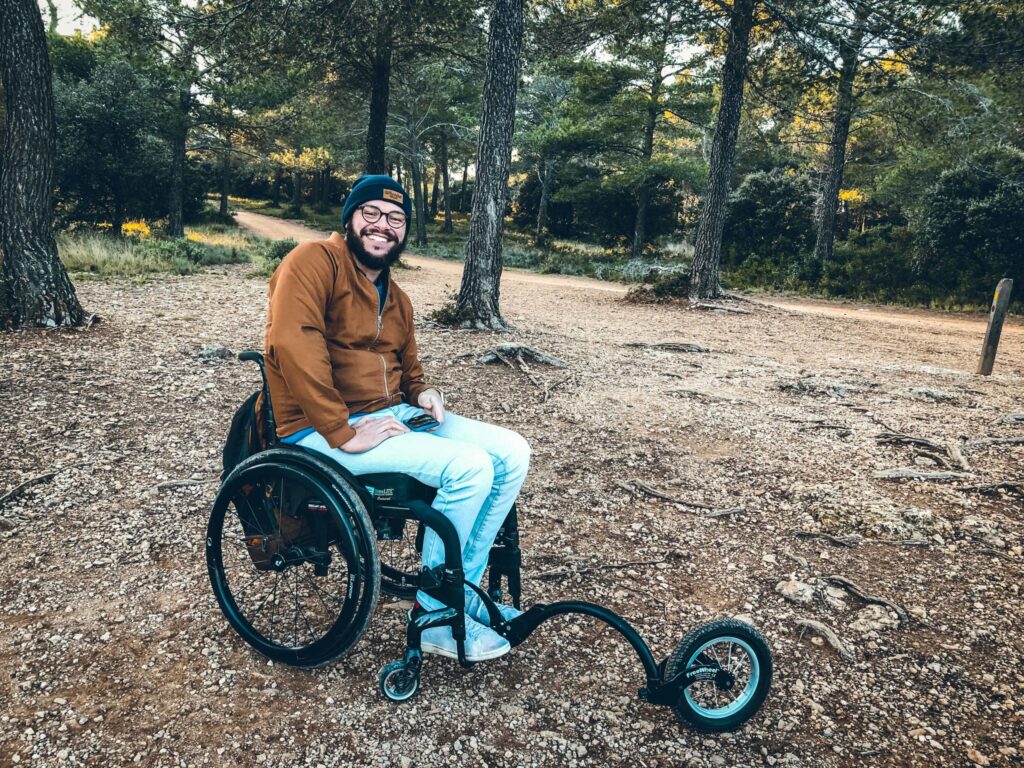 freewheel wheelchair foret