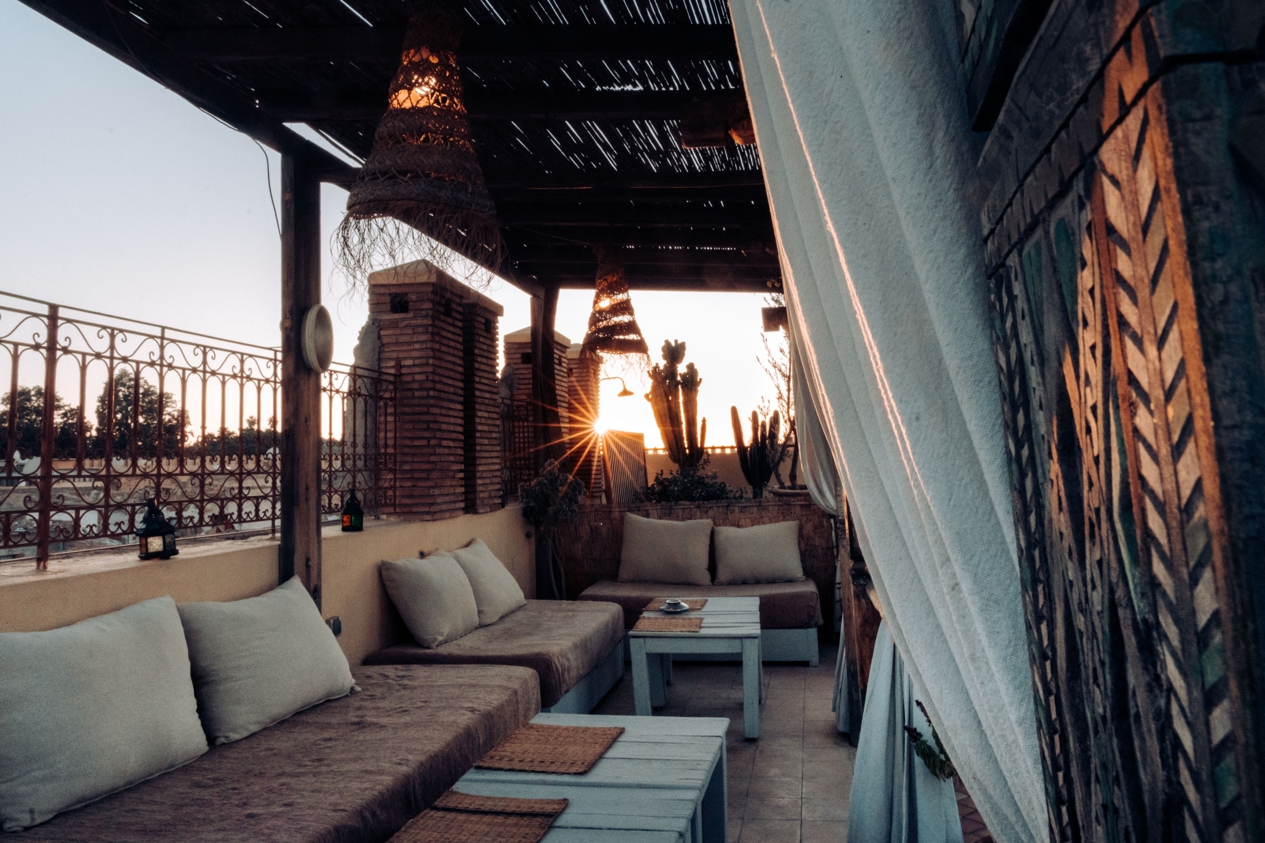 terrasse riad marrakech