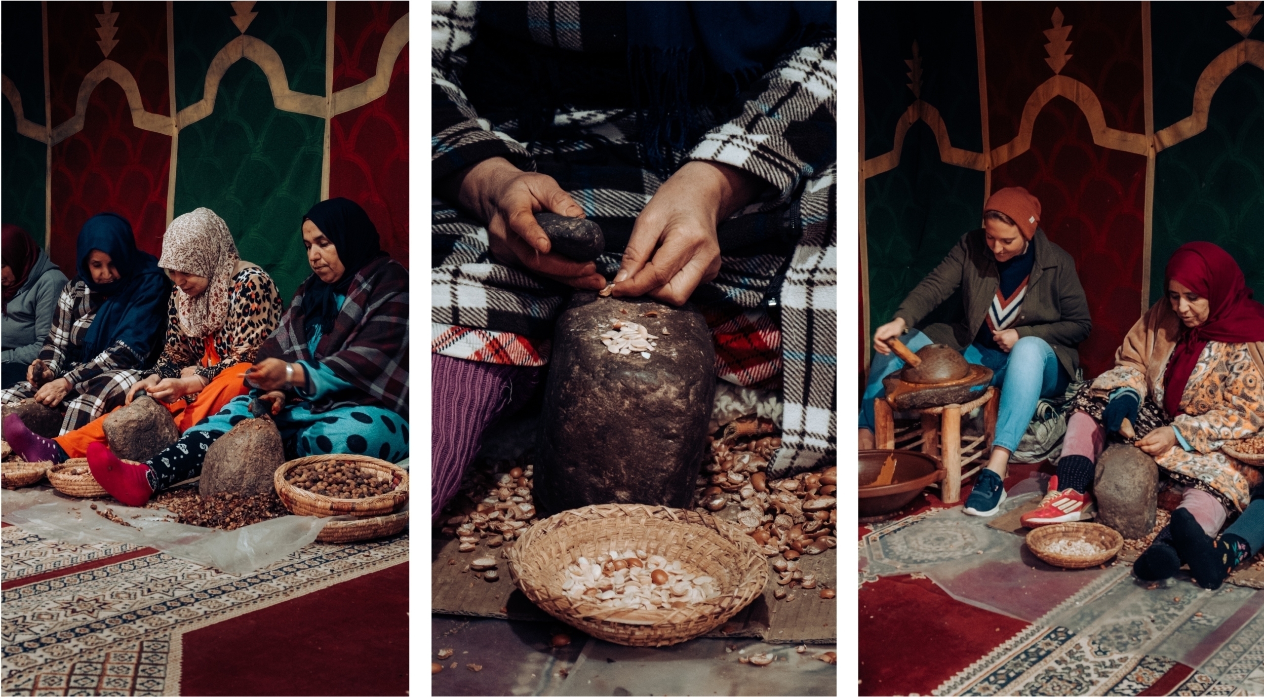 fabrication huile argan atlas maroc